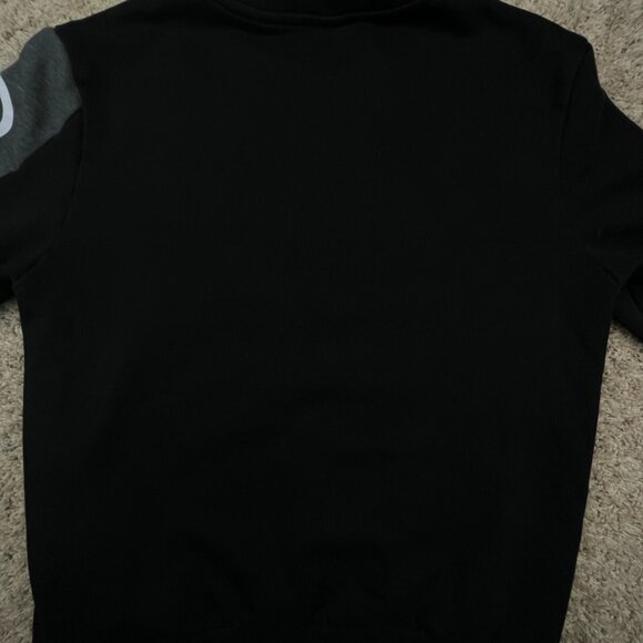 Calvin Klein Sweatshirt Large Black Logo Sweater Pullover Fleece Lined Soft - Picture 7 of 7